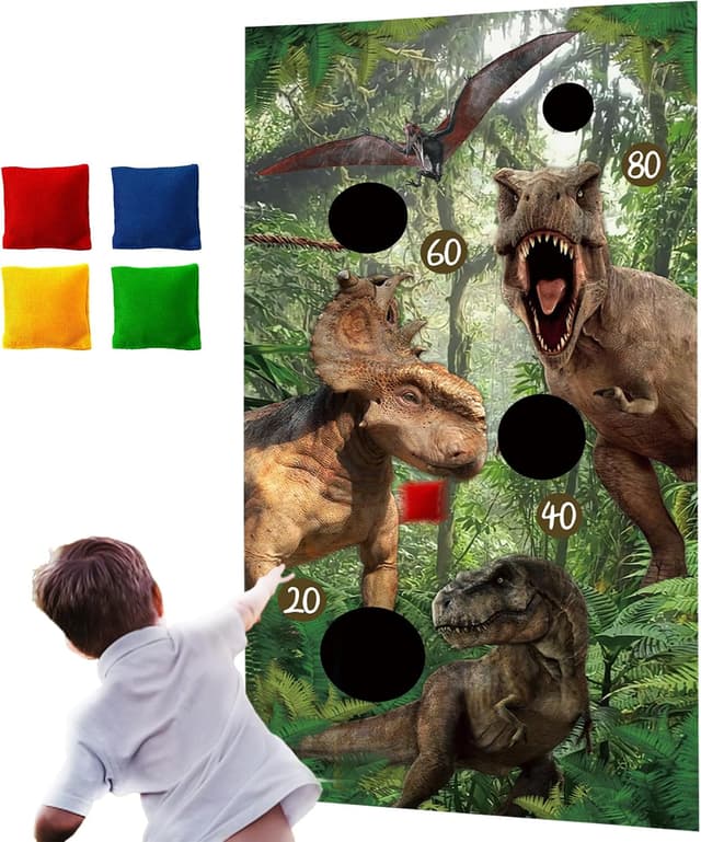 Dinosaur Bean Bag Toss Game