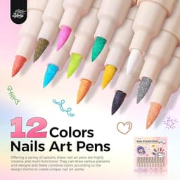 Gellaktik Nail Art Pens (12 Colors)