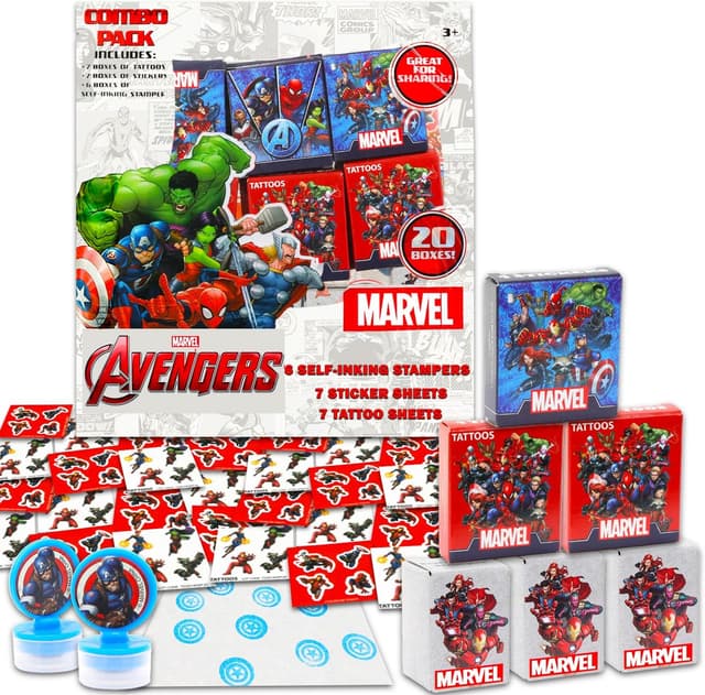 Avengers Favor Boxes for 20 Guests