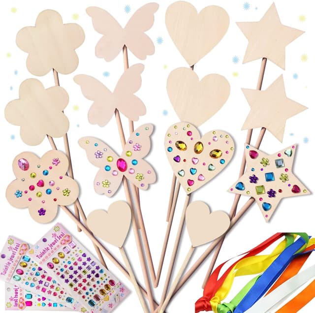Make-Your-Own Princess Wand Kit (14 Pieces)