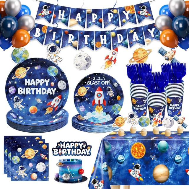 Space Themed Party Decorations Kit